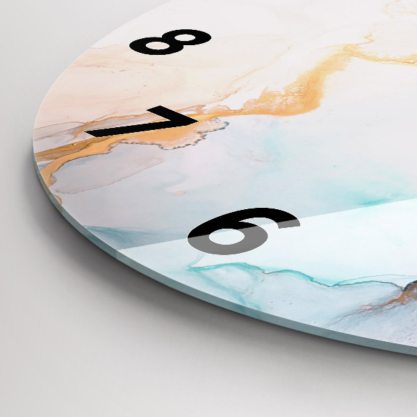 Pendule murale ronde Peinture abstraite