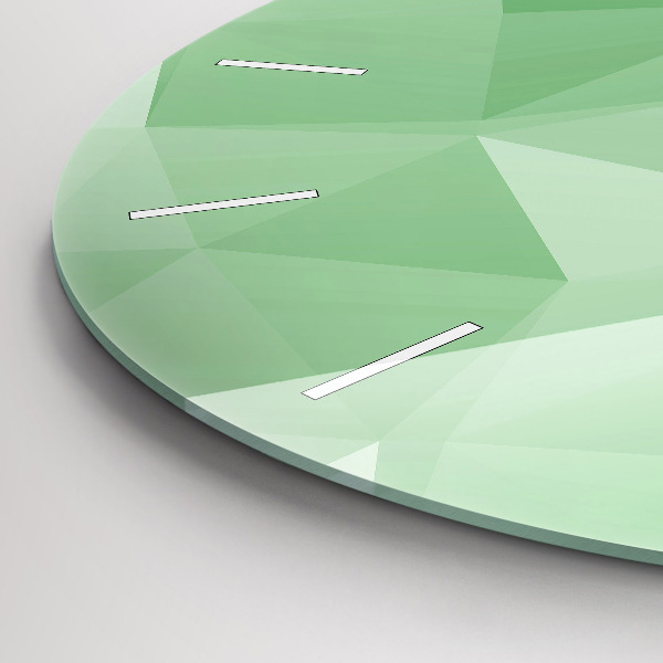 Pendule murale ronde Triangles abstraits