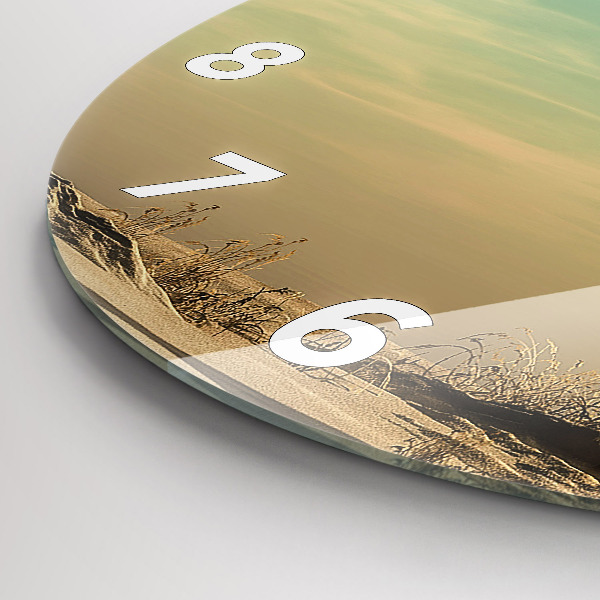 Pendule murale ronde Éléphant sur un arbre