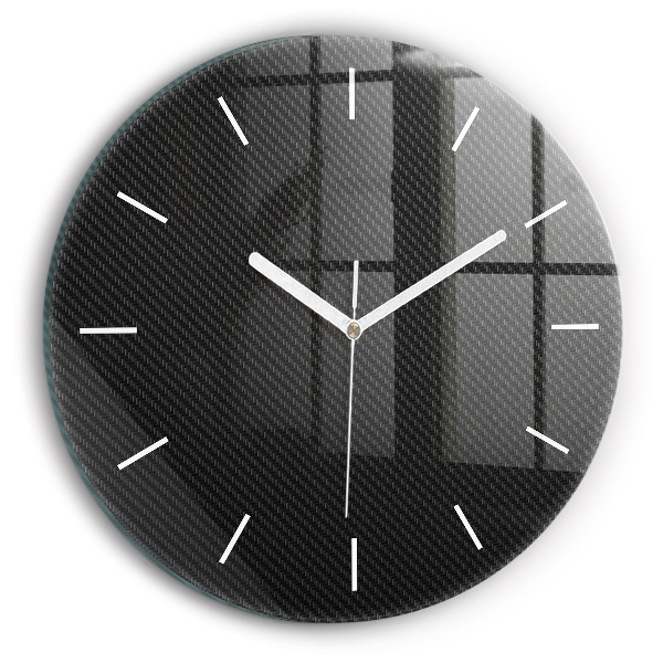Pendule murale ronde Abstraction sombre