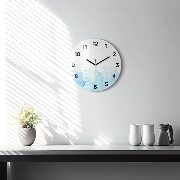 Pendule murale ronde Taches peintes