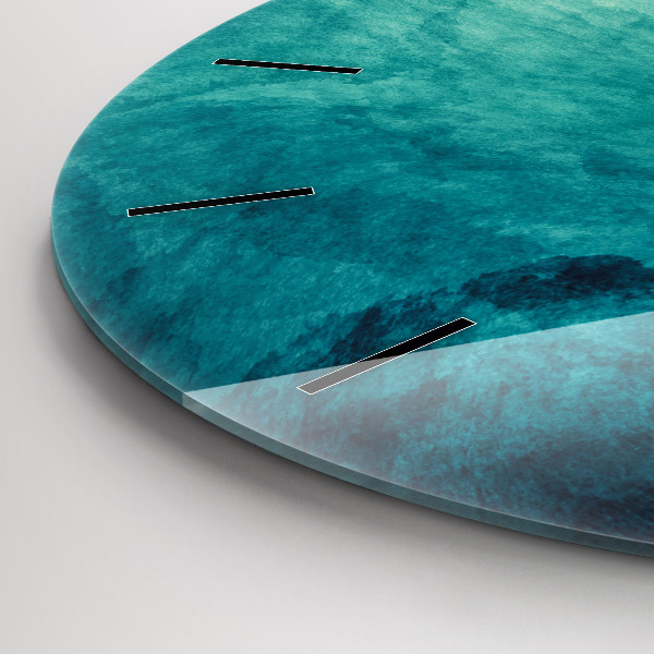 Pendule murale ronde 'Profondeur d''abstraction'