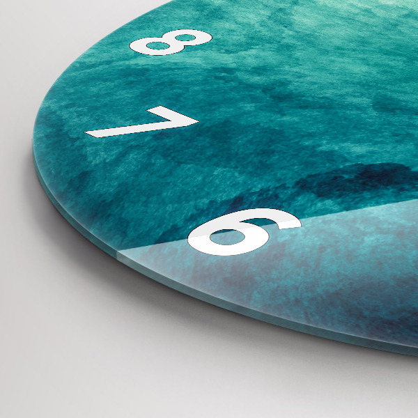 Pendule murale ronde 'Profondeur d''abstraction'