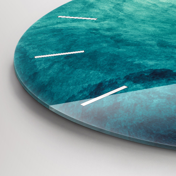 Pendule murale ronde 'Profondeur d''abstraction'