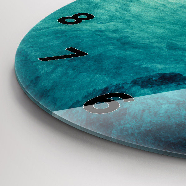 Pendule murale ronde 'Profondeur d''abstraction'