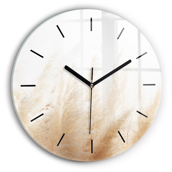 Pendule murale ronde Épis de céréales