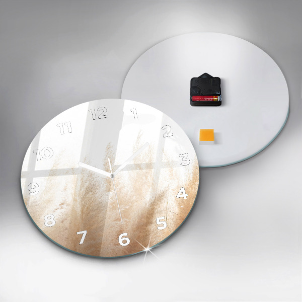 Pendule murale ronde Épis de céréales