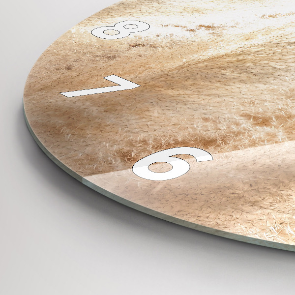 Pendule murale ronde Épis de céréales