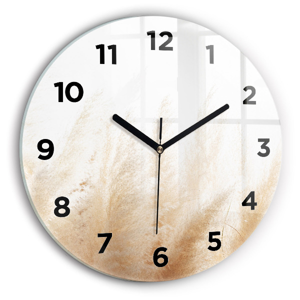 Pendule murale ronde Épis de céréales