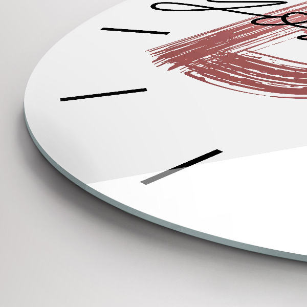 Pendule murale ronde 'L''inscription Sois toi-même'