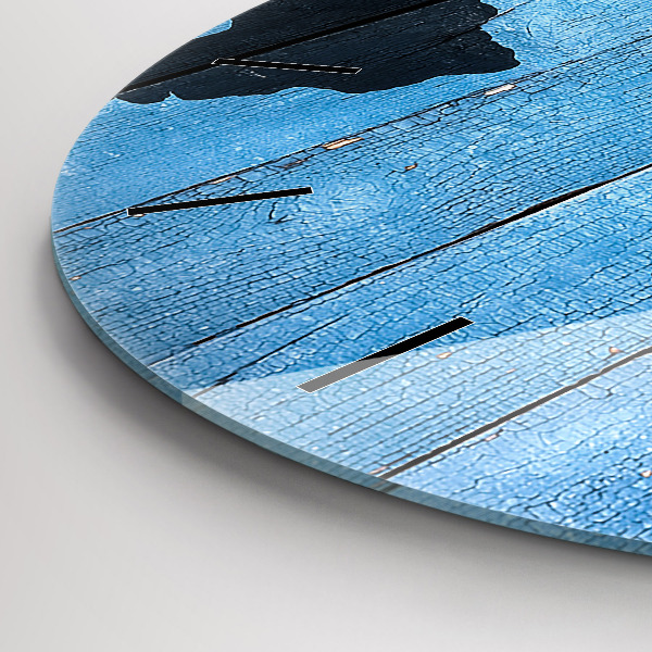 Pendule murale ronde Carte du monde sur des tableaux