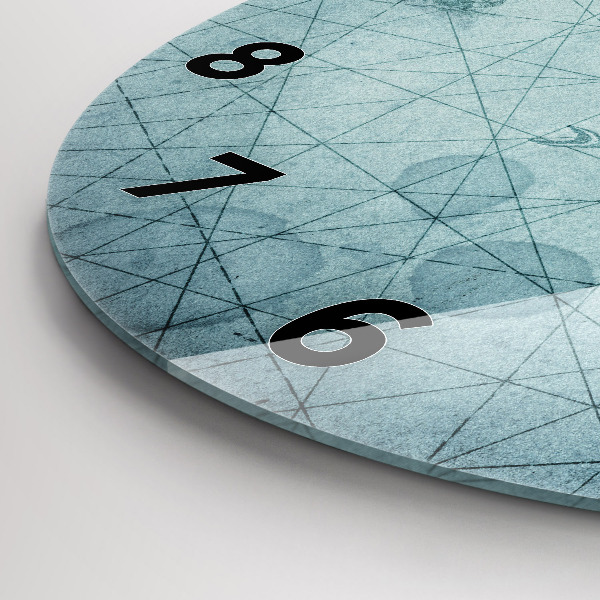 Pendule murale ronde Carte ancienne