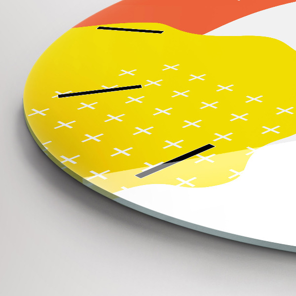 Pendule murale ronde Abstraction POP