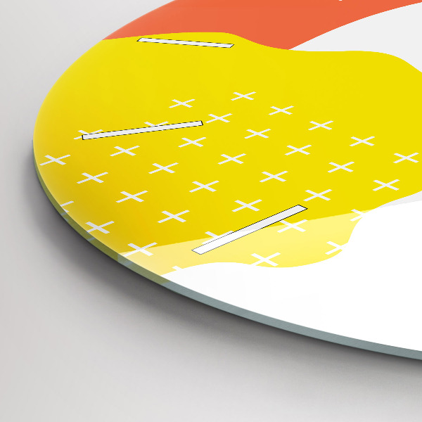 Pendule murale ronde Abstraction POP