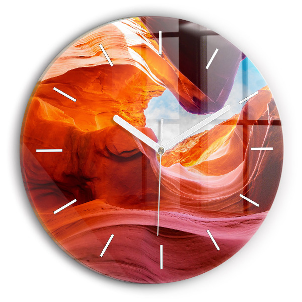 Pendule murale ronde Canyon