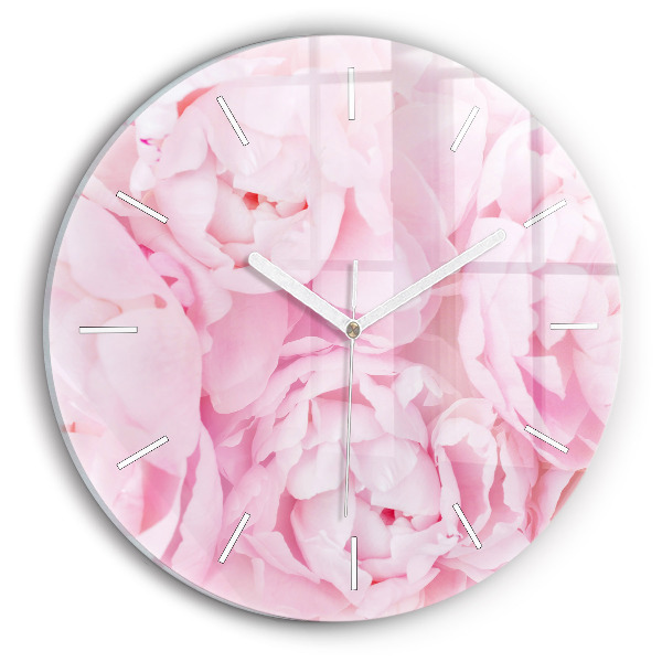 Pendule murale ronde Fleurs en fleurs