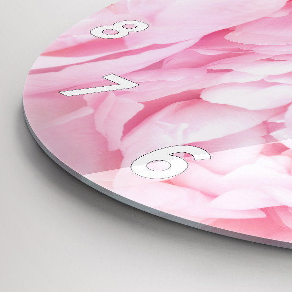 Pendule murale ronde Fleurs en fleurs