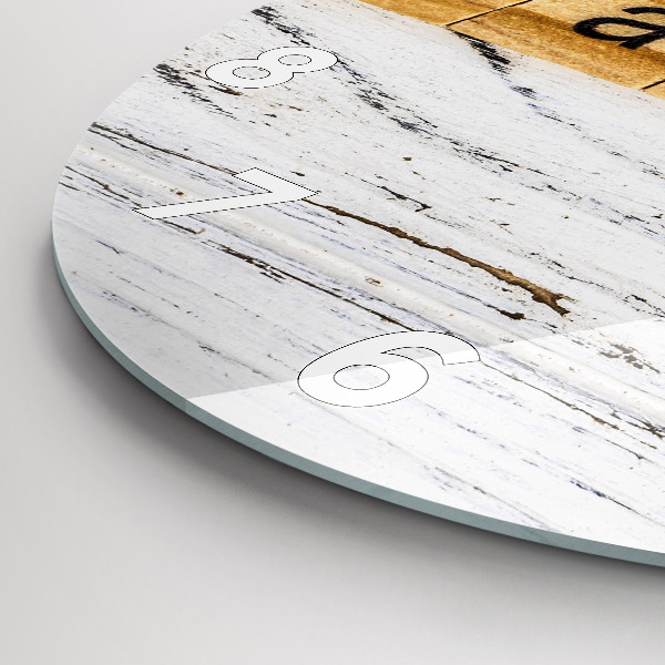 Horloge ronde 'L''inscription Famille'