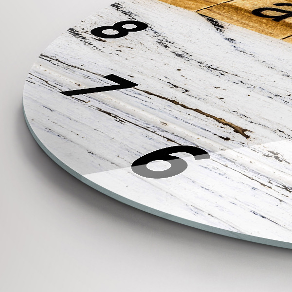 Horloge ronde 'L''inscription Famille'