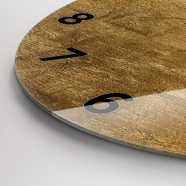 Horloge ronde Toile décorative