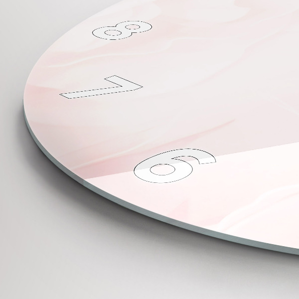 Horloge ronde Roses en fleurs