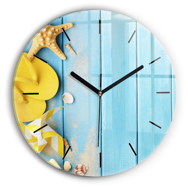 Horloge ronde Accessoires et planches de plage