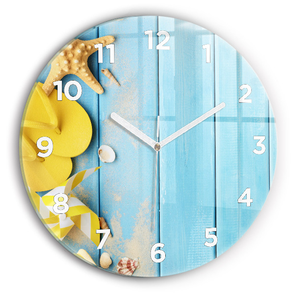 Horloge ronde Accessoires et planches de plage