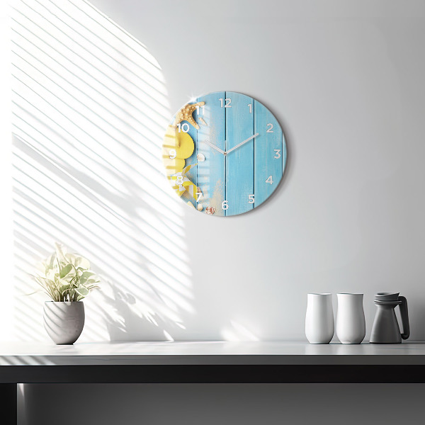 Horloge ronde Accessoires et planches de plage