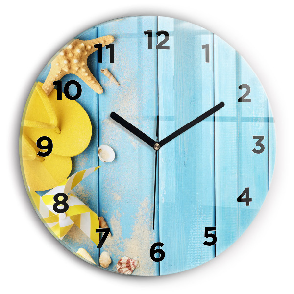 Horloge ronde Accessoires et planches de plage