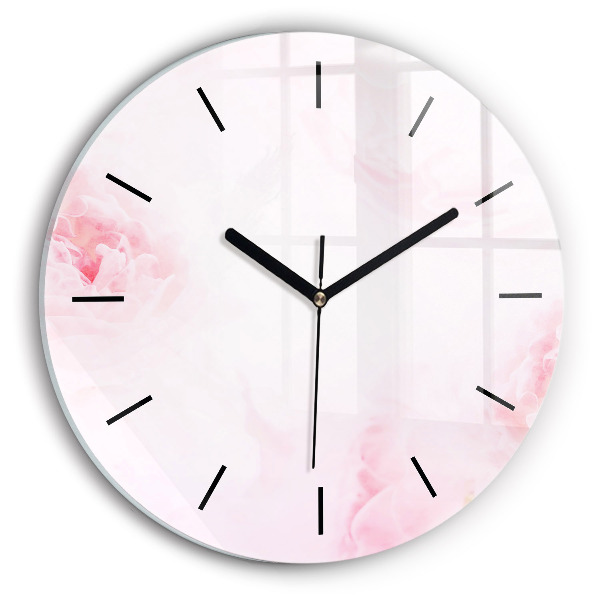 Horloge ronde Fleurs en fleurs