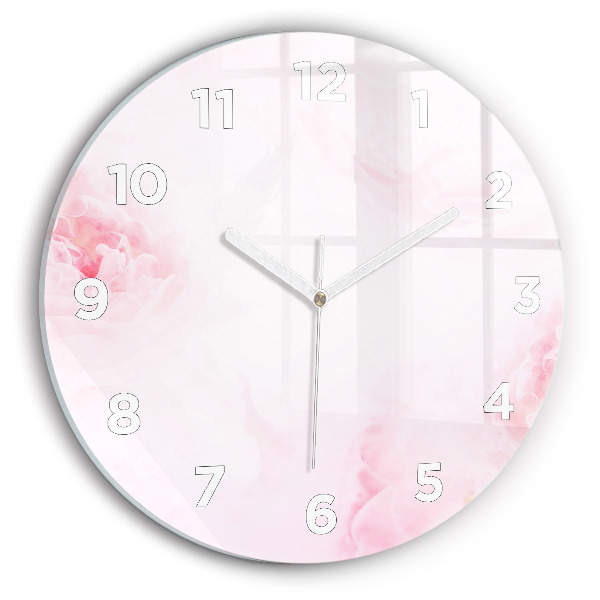 Horloge ronde Fleurs en fleurs