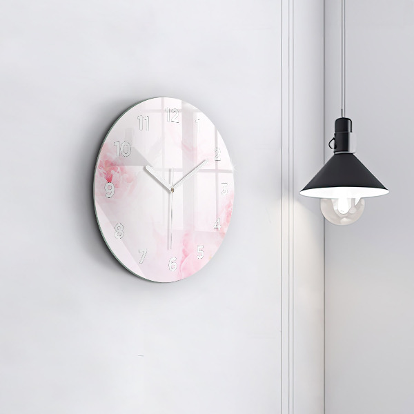 Horloge ronde Fleurs en fleurs