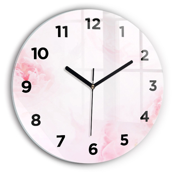Horloge ronde Fleurs en fleurs