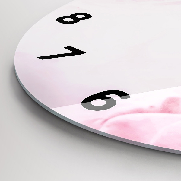 Horloge ronde Fleurs en fleurs