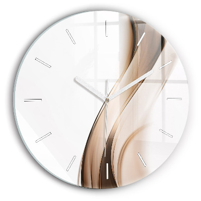 Horloge ronde 'Ligne d''abstraction'