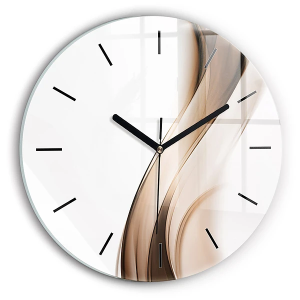 Horloge ronde 'Ligne d''abstraction'