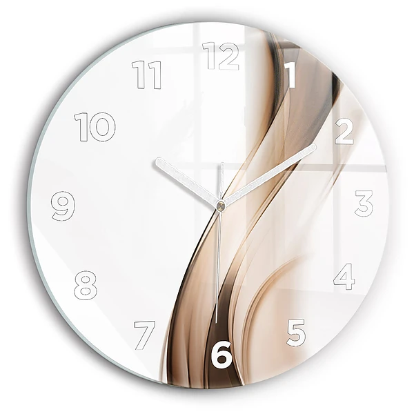 Horloge ronde 'Ligne d''abstraction'