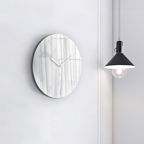 Horloge ronde Texture des vagues