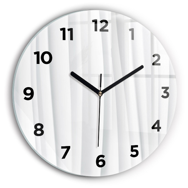Horloge ronde Texture des vagues