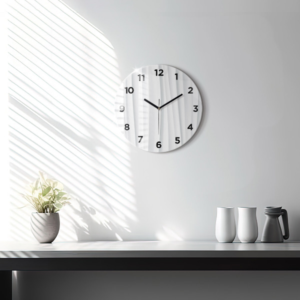 Horloge ronde Texture des vagues