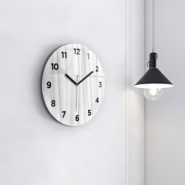 Horloge ronde Texture des vagues
