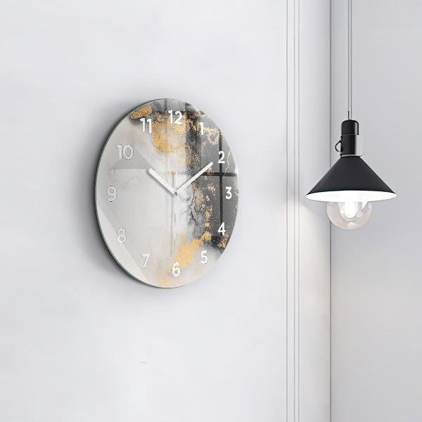 Horloge ronde Marbre artistique