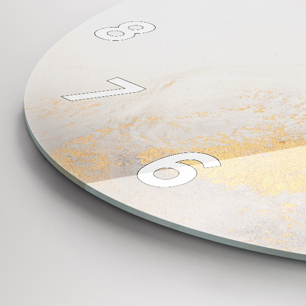 Horloge ronde Marbre artistique