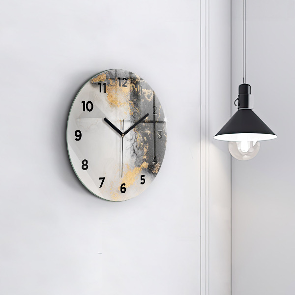 Horloge ronde Marbre artistique