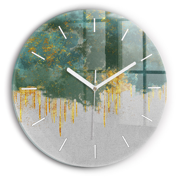Horloge ronde Motif décoratif