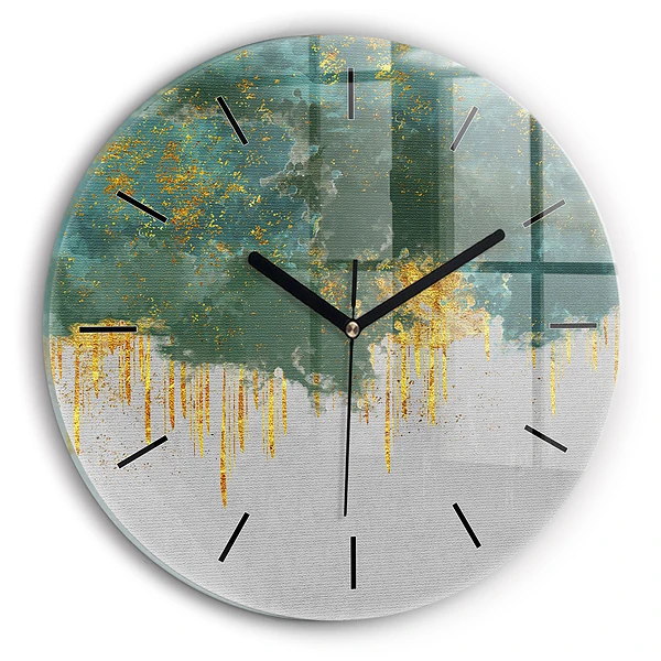 Horloge ronde Motif décoratif