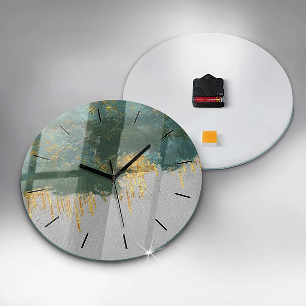 Horloge ronde Motif décoratif