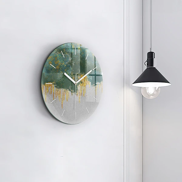 Horloge ronde Motif décoratif