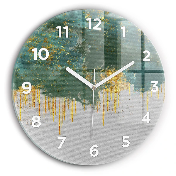Horloge ronde Motif décoratif
