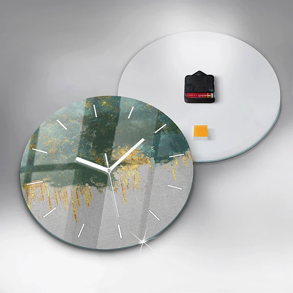 Horloge ronde Motif décoratif